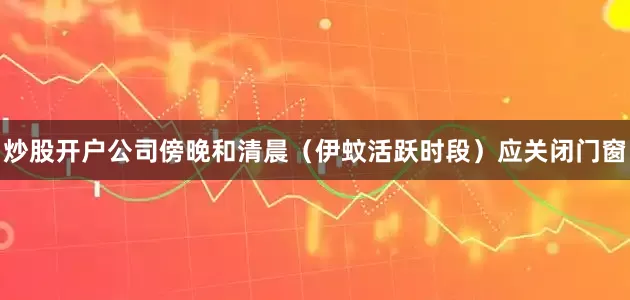 炒股开户公司傍晚和清晨（伊蚊活跃时段）应关闭门窗